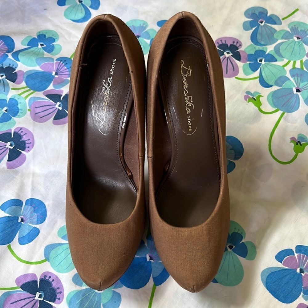 Bershka Shoes Heels Matte Satin